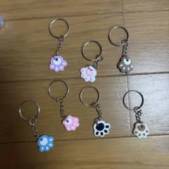 シルバーウィーク限定価格肉球　キーホルダー　まとめ売り