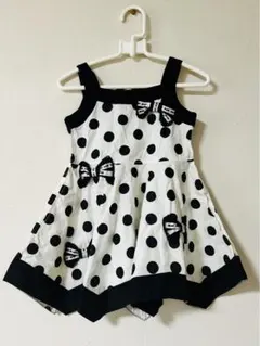 値下げ むーのんのん 子供服 ノースリーブ ワンピース 100