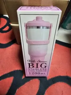 ステンレス製BIGタンブラー 1200ML ストロー付きのサムネイル