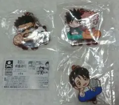 呪術廻戦 キャラばんちょうこうラバーマスコット 乙骨　虎杖・伏黒　夜蛾・パンダ