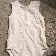 babyGAP タンクトップ ボディスーツ キリン柄 ベージュ 半袖