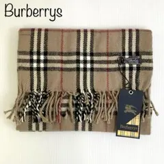 タグ付き 新品未使用品 Burberrys マフラー ラムウール ノバチェック