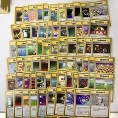 ポケモンカード 旧裏 トレーナーカードセット