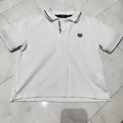 COMME CA ISM ホワイト ポロシャツ 110cm