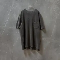 Good On 鹿の子 ポケットTシャツ M USAコットン 日本製 チャコールのサムネイル