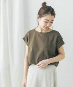 ★美品★アーバンリサーチロッソ★ドライドルマンプルオーバー★カーキのサムネイル