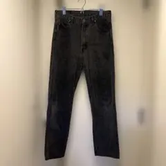 ブラックストレートデニム