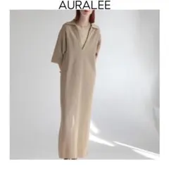 極美品✨️ AURALEE オーラリー ジレ ウール ロング ワンピース - メルカリ