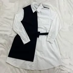 シャツワンピース　韓国　ワンピース　シャツ
