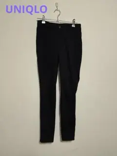 【12/5までのSALE価格】 UNIQLO黒 スリムフィットパンツ②