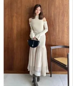 SNIDEL リボンネックロンパース DGRY 1 SNIDEL リボンネックロンパース DGRY 1 - メルカリ