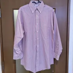 と*ゅ様 Brooks Brothers 赤青ストライプシャツ