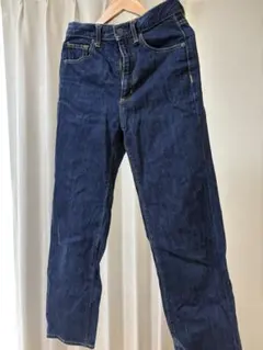 GU ボトムス デニム ハイウエスト レディース