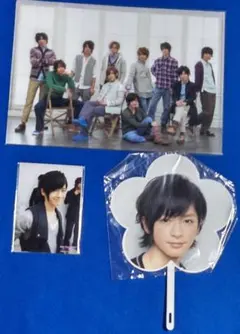 知念侑李写真4枚クリアファイルミニうちわ未開封品Hey! Say! JUMP