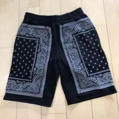 美品✨バーバリー ハーフパンツ スウェット TBモノグラム 黒 S相当