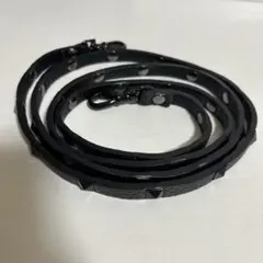 Bandolier スタッズ付き レザーストラップ ブラック ピュータンのサムネイル