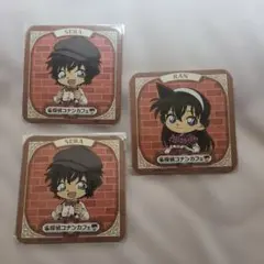 名探偵コナンカフェ コースター 3枚セット