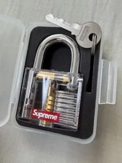 Supreme クリア パドロック 練習用 鍵付き 絶版 完売 入手困難