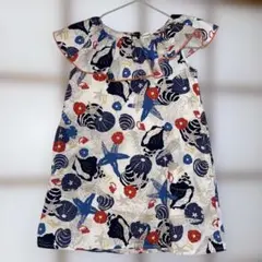 BEAMS miniノースリーブワンピース 90cm