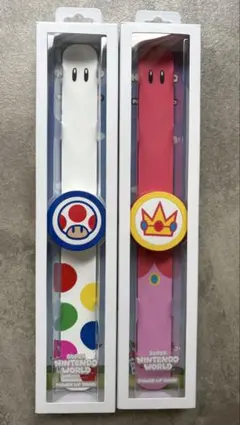 USJパワーアップバンド 2本セット　ピーチ　キノピオ
