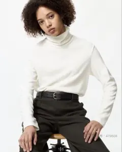 ヒートテックフリースタートルネックT サイズM