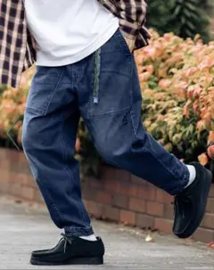 GERRY ジェリー ストレッチチノ・デニムルーズテーパードクライミングパンツ