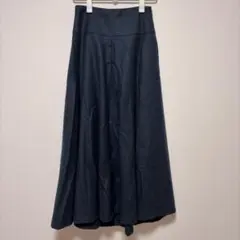 断捨離セール中 美品 ATON マキシスカート 毛100% 01サイズのサムネイル