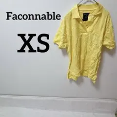 美品✨Faconnable 【XS】黄色 ポロシャツ　春服　夏服 スポーツ