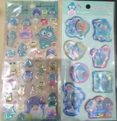 正規品2点　ハンギョドンウォーターシール　はぴだんぶいクリアキャンディシール