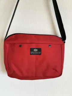 【良品】バッグンナウン 2WAY ショルダーバッグ L レッド Bshop取扱のサムネイル