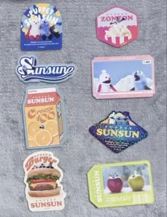 PUPPET SUNSUN パペットスンスン キラキラダイカットステッカー