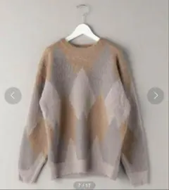 の*ま様 beauty&youth ビューティーアンドユース　アーガイルモヘアニ