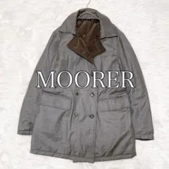 極美品】Moorer チェスターコート ダウン 切替 HARRIS LE 52 - メルカリ