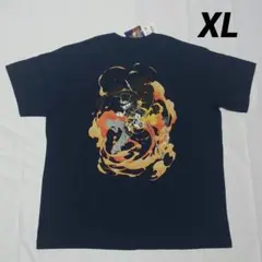 サボ　メラメラの実　ONE PIECE UT Tシャツ ネイビーXL ユニクロ