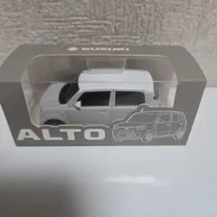 スズキ アルト プルバックカー ホワイト　ミニカーのサムネイル