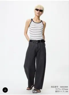 バギーカーブジーンズ　22インチ　丈標準