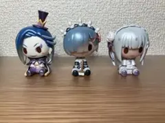 Re:ゼロ　リゼロ　一番くじ　D賞　ちょこのっこフィギュア3種　おまけ付き