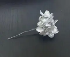 成人式　卒業式　結婚式　振袖　シルバー　花の髪飾り　④