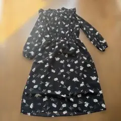 美品^_^continuier de NICE CLAUP 花柄ワンピース