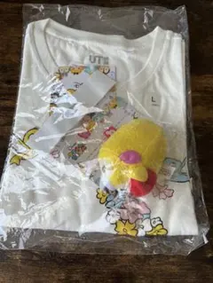 UNIQLO UT ディズニー ツムツム Tシャツ Lサイズ ぬいぐるみ付きのサムネイル