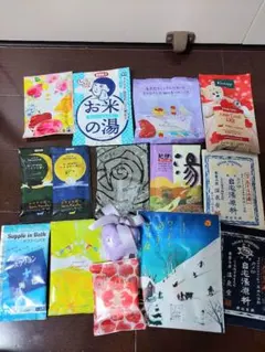 入浴剤 バスソルト まとめ売り 15点セットのサムネイル
