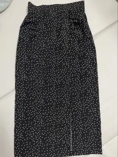 しまむら　2PINK vivi ドットスカート