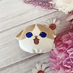 mofusand もふもふマルシェ　かわいいにゃんこのおかおぬいぐるみバッジ