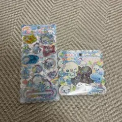 ぷくぷくあわわちゃん ウォーターインシール おはじきシール
