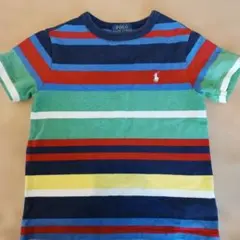 POLO RALPH LAUREN ストライプ半袖シャツ100