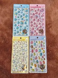 正規 しずくちゃん 第二弾 大 ボンドロ　ボンボンドロップシール 4枚セット