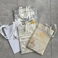 Christian Dior ディオール　ショップ袋 ショッパー　セット　未使用