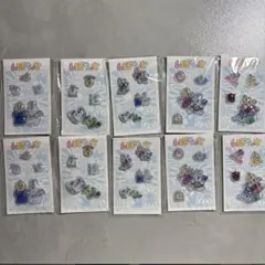 んぽちゃむ ローソン オリジナルぷくデコシール 全5種 2セット10枚セット