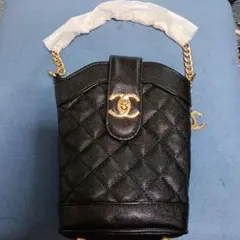 CHANEL ブラックバケットバッグ ノベルティ商品 - メルカリ