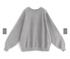 ラグランスリーブ裏起毛トップス[pm230]